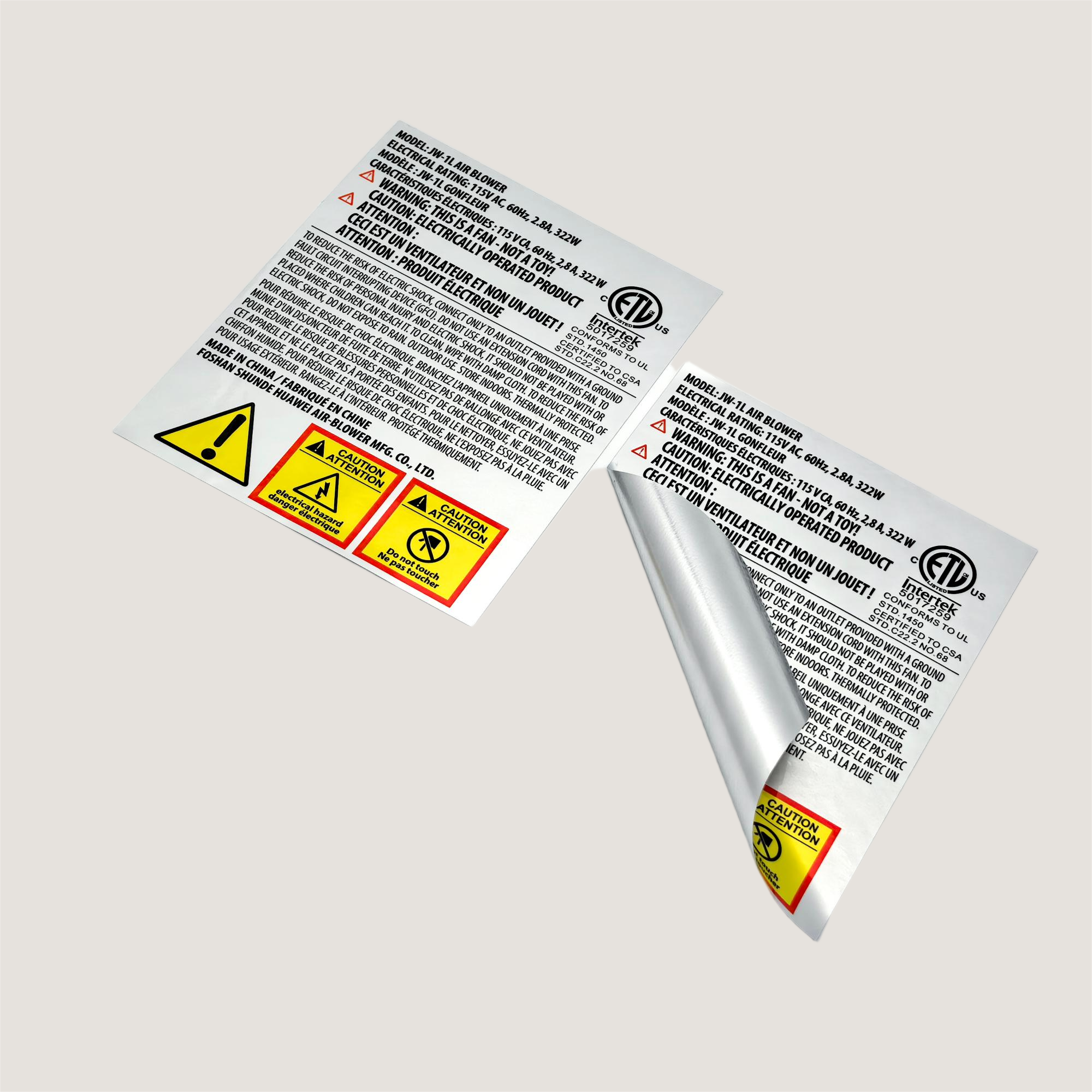 ETL Certification Label - Image 2