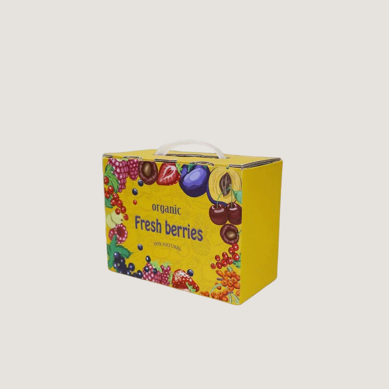 Organic Fruit Gift Box with Carry Handle