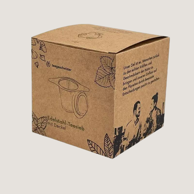 Coffee Kraft Paper Folding Box - Image 2