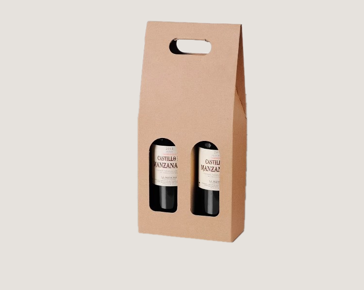 Kraft Wine Packaging Box - Image 2
